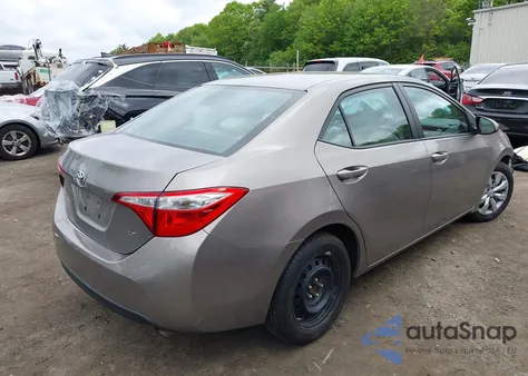 2016 Toyota Corolla Le from USA, damaged, VIN 2T1BURHEXGC670771